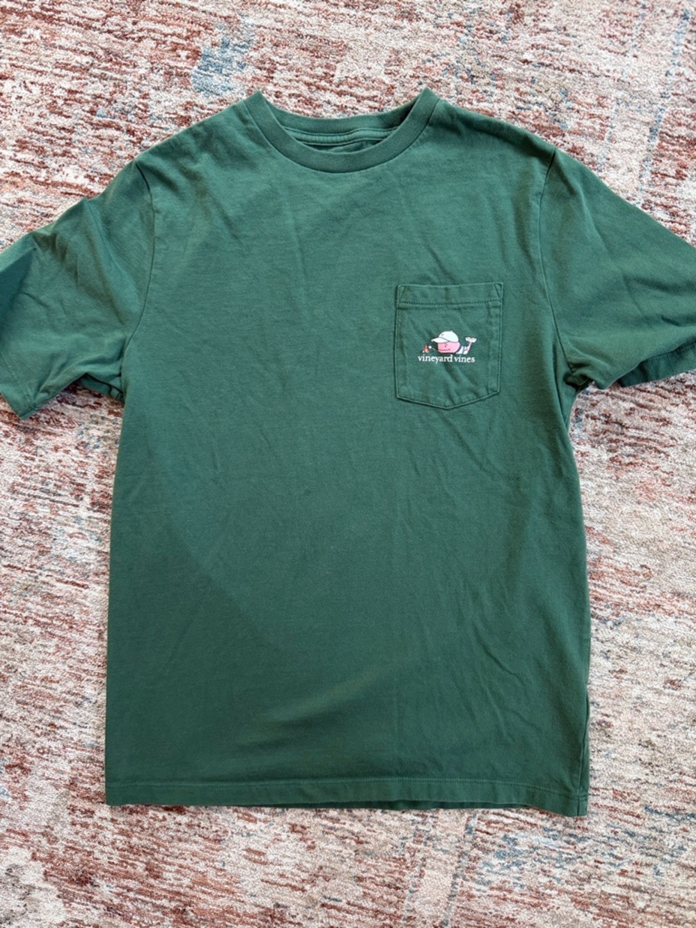 Vineyard Vines Boys Camping Tee with Whale Logo